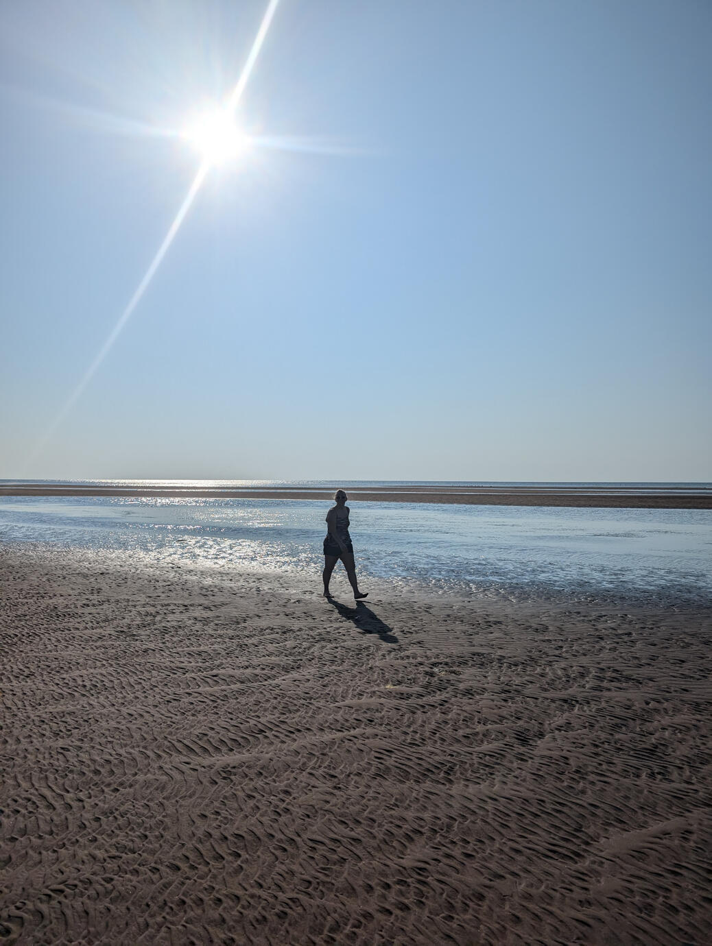 Take a stroll on the beach.